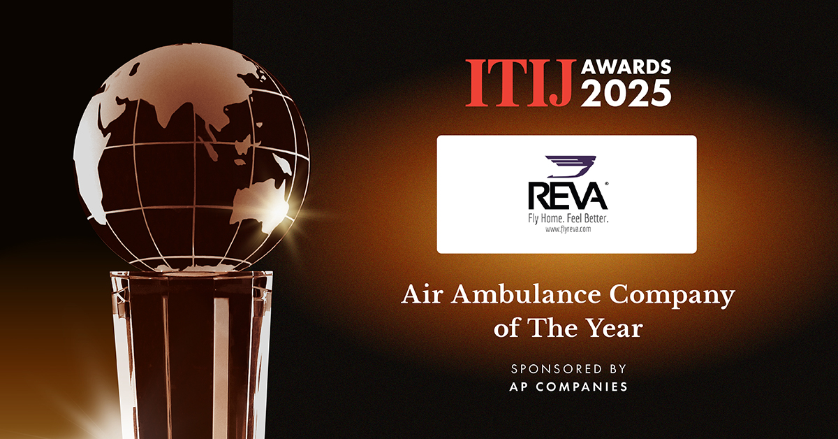 Featured image for “REVA Named Air Ambulance Company of the Year by ITIJ”